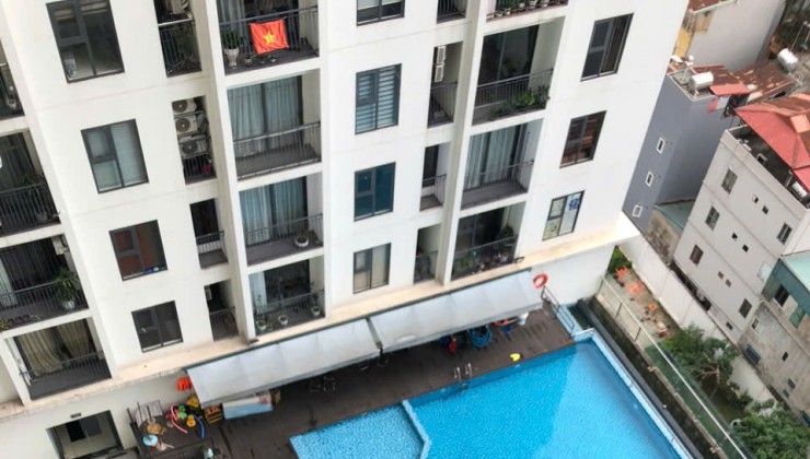 Cho thuê căn hộ Geleximco 897 Giải Phóng Hoàng Mai, 65m2, 2 ngủ, 2 WC, 2 lô gia, Full đồ, 11.5tr